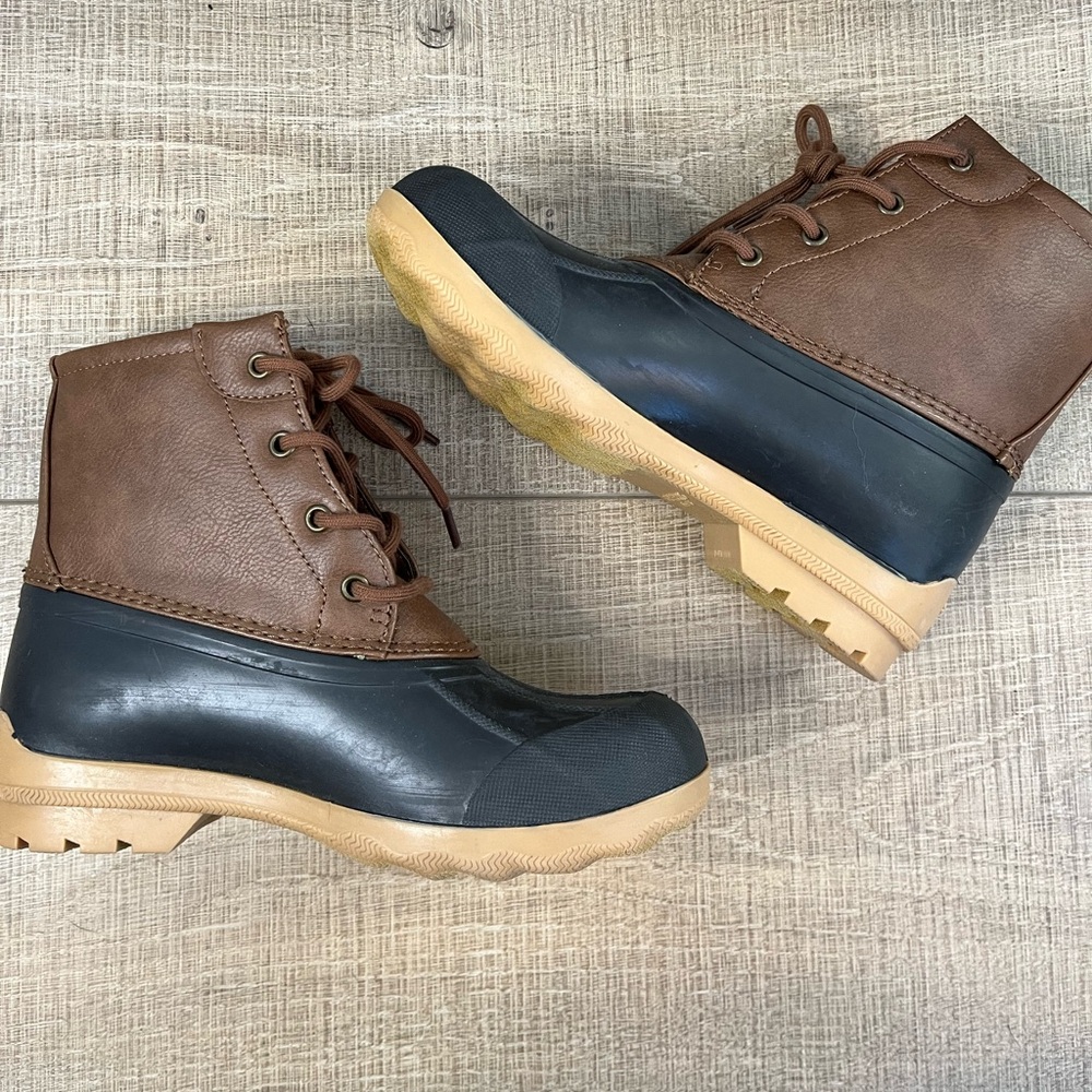 Sperry Youth Port Duck Boot Size 3 All Weather